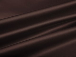 Látka polyesterový satén LUX-L042 Čokoládovo hnedá - šírka 150 cm - Biante.sk