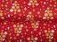 Vianočná bavlnená látka/plátno Sandra SA-408 Hviezdičky a stromčeky na červenom - šírka 160 cm - detail 2 - Biante.sk