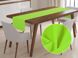 Dekoračný behúň na stôl Rongo RG-041 Žiarivý zelený - Biante.sk