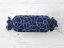 Vankúš valec bonbon Sandra SA-085 Povrázkový ornament na modrom - Biante.sk
