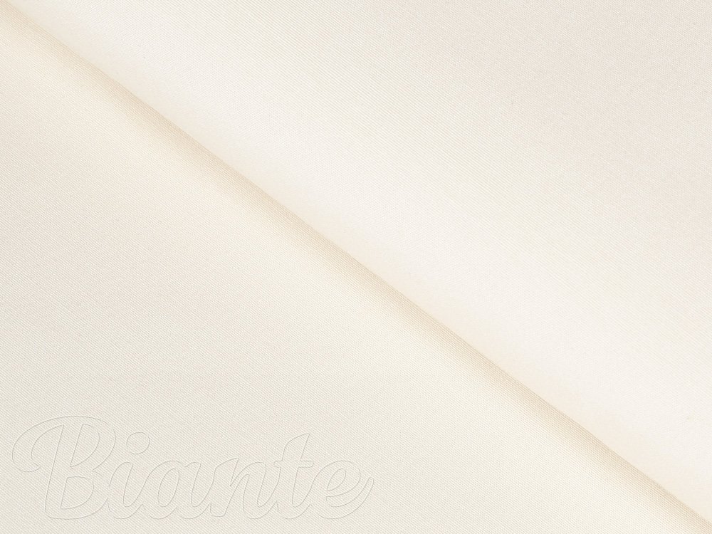 Dekoračná jednofarebná látka Leona LN-035 Krémová - šírka 140 cm - detail 1 - Biante.sk