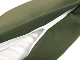 Dekorační povlak na polštář Rongo RG-081 Tmavý olivově zelený - detail 1 - Biante.cz