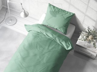 Bavlnené jednofarebné posteľné obliečky Torino TON-006 Svetlo mintové - detail 1 - Biante.sk