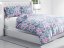 Bavlnené posteľné obliečky Sandra SA-237 Tyrkysovo ružové orientálne kvety - detail 1 - Biante.sk