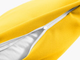 Dekoračná obliečka na vankúš Rongo RG-029 Sýto žltá - detail 1 - Biante.sk