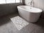 Kúpeľňová penová rohož / predložka PRO-029 Čierno-sivá prepletaná mozaika - metráž šírka 65 cm - detail 2 - Biante.sk