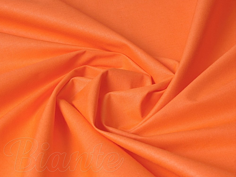 Bavlnená látka/plátno Moni MO-002 Oranžová - šírka 150 cm - Biante.sk