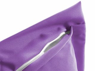 Dekoračná obliečka na vankúš s lemom Rongo RG-038 Svetlá fialová - detail 1 - Biante.sk