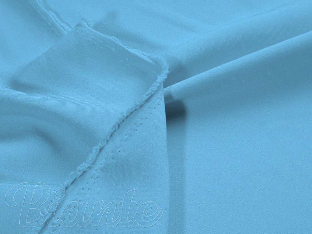 Dekorační jednobarevná látka Rongo RG-065 Světle modrá - šířka 150 cm - detail 2 - Biante.cz