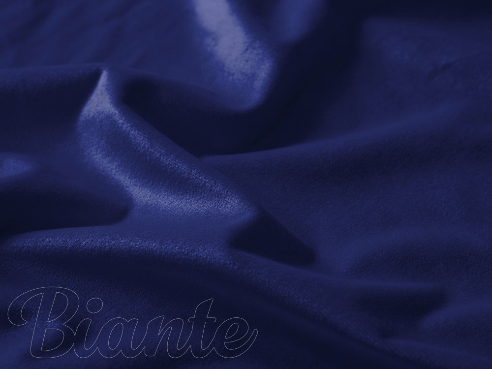 Dekoračná látka Zamat Velvet SV-026 Tmavá kráľovská modrá II - šírka 150 cm - detail 3 - Biante.sk