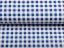 PVC ubrus metráž š. 140 cm PV-020 Modro-bílé kostičky - detail 1 - Biante.cz