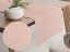Teflónový behúň na stôl Milano TF-048 - svetlo ružový - Biante.sk