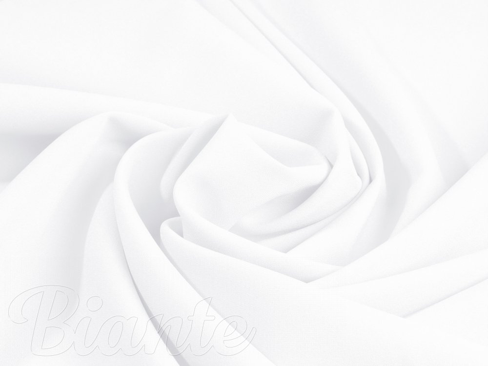 Dekoračná jednofarebná látka Rongo RG-031 Studená biela - šírka 150 cm - Biante.sk