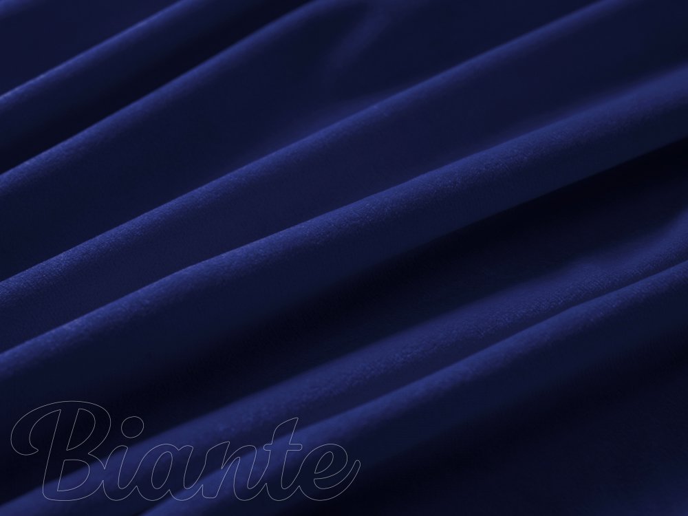Dekoračná látka Zamat Velvet SV-026 Tmavá kráľovská modrá II - šírka 150 cm - detail 4 - Biante.sk