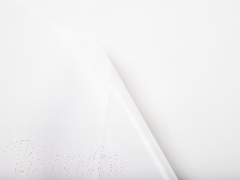 PVC ubrus metráž š. 140 cm PV-002 Bílý hladký - detail 2 - Biante.cz
