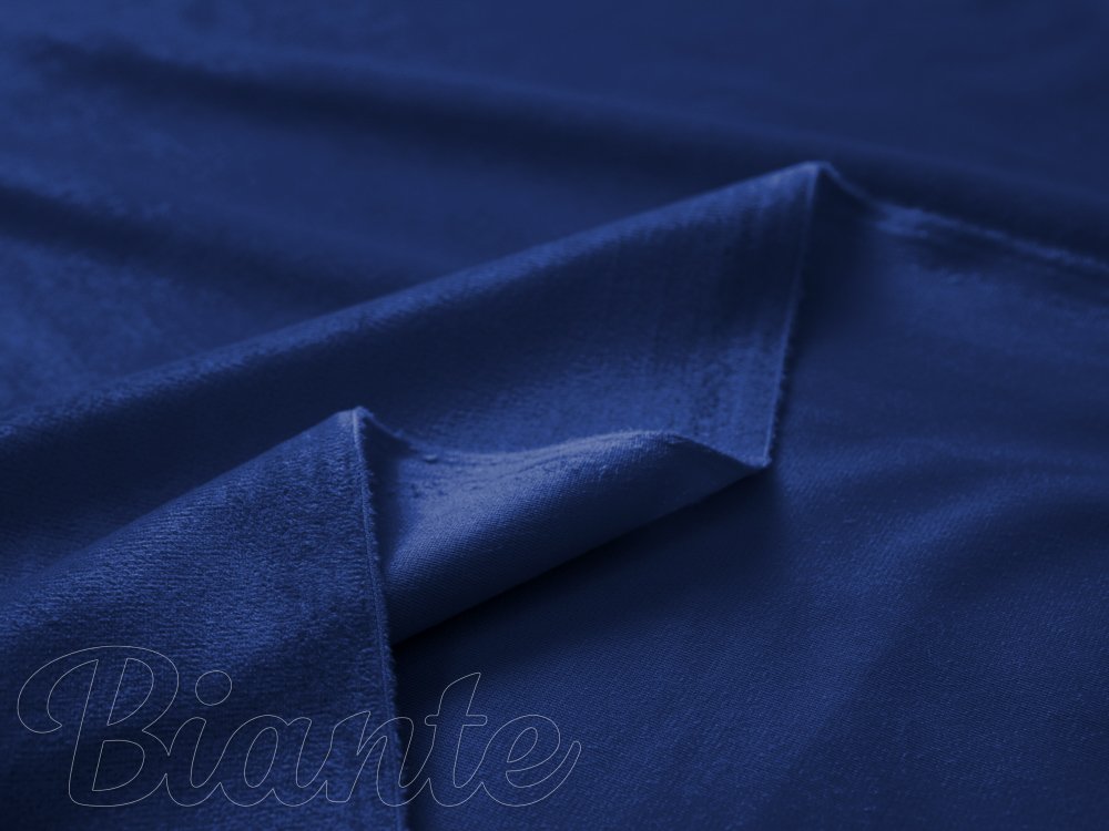 Dekoračná látka Zamat Velvet SV-006 Námornícka modrá - šírka 150 cm - detail 5 - Biante.sk