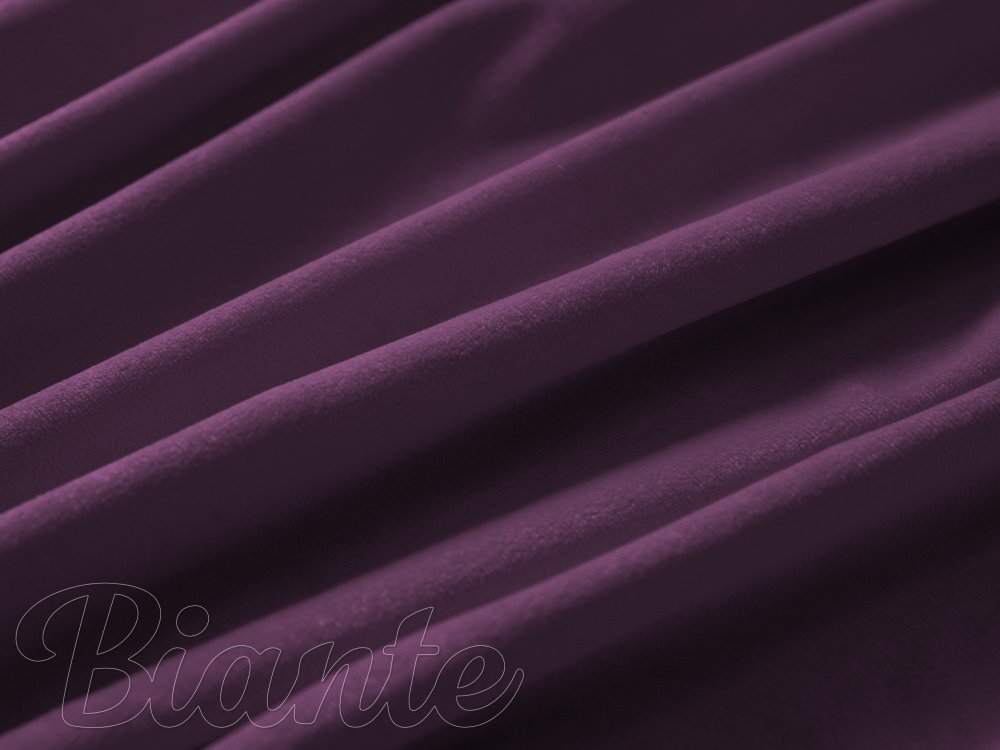Dekoračná látka Zamat Velvet SV-020 Tmavo fialová - šírka 150 cm - detail 4 - Biante.sk