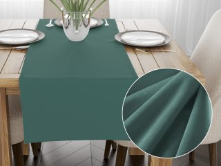 Sametový běhoun na stůl Velvet Premium SVP-022 Ledově zelený - Biante.cz