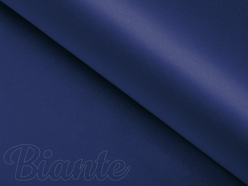 Látka polyesterový satén LUX-L039 Námořnická modrá - šířka 150 cm - detail 2 - Biante.cz