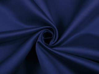 Látka polyesterový satén LUX-L039 Námornícka modrá - šírka 150 cm - detail 1 - Biante.sk