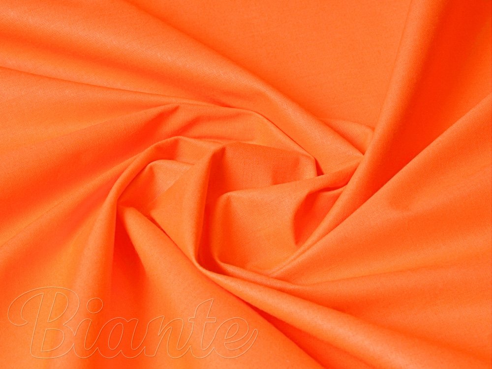 Bavlnená látka/plátno Moni MO-034 Sýto oranžová - šírka 280 cm - Biante.sk