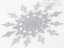Vianočná bavlnená látka/plátno Sandra SA-116 Strieborné snehové vločky na bielom - šírka 150 cm - detail 5 - Biante.sk