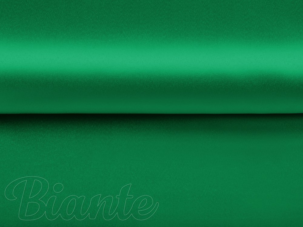 Látka polyesterový satén LUX-028 Írska zelená - šírka 150 cm - detail 4 - Biante.sk