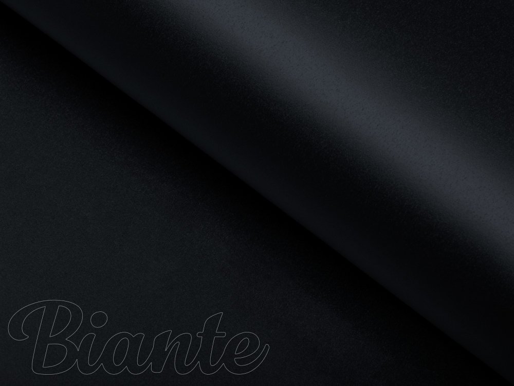 Látka polyesterový satén LUX-026 Černá - šířka 150 cm - detail 2 - Biante.cz