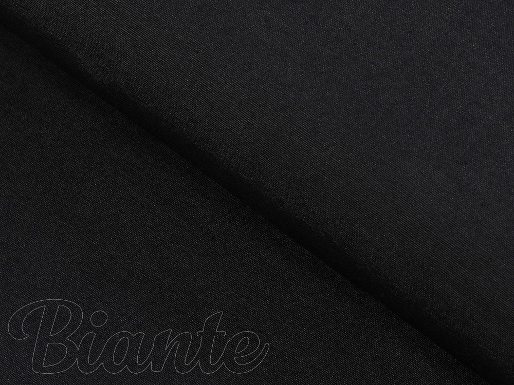 Dekoračná jednofarebná látka Leona LN-072 Čierna - šírka 140 cm - detail 1 - Biante.sk