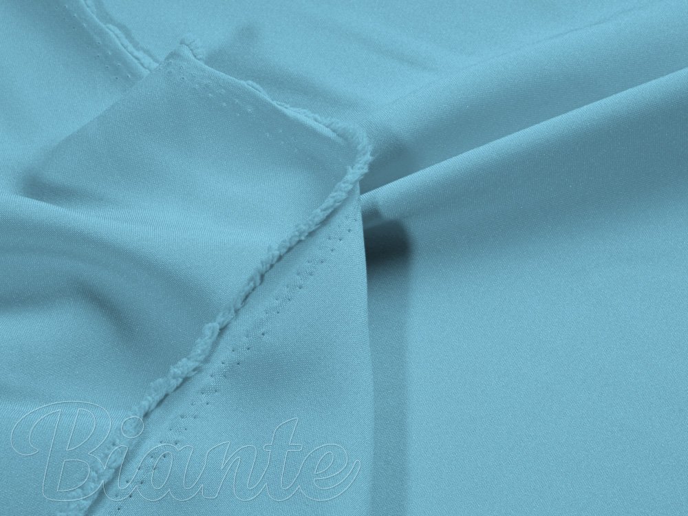 Dekoračná jednofarebná látka Rongo RG-034 Blankytná modrá - šírka 150 cm - detail 2 - Biante.sk