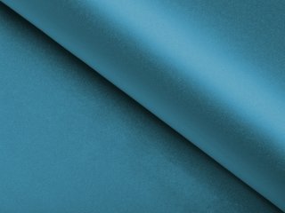 Látka polyesterový satén LUX-033 Petrolejově modrá - šířka 150 cm - detail 2 - Biante.cz