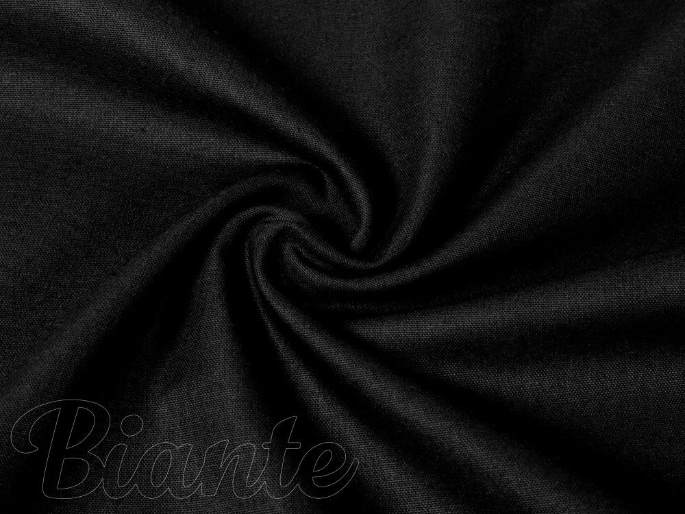 Bavlnená látka Melisa ML-006 Čierna - šírka 140 cm - detail 2 - Biante.sk