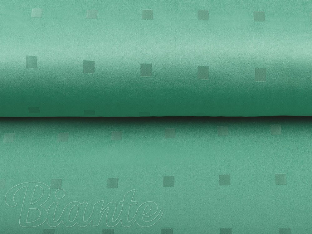 Dekoračná látka PM-023 Štvorčeky na svetlo zelenom - šírka 150 cm - detail 4 - Biante.sk