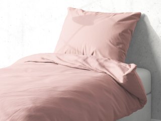 Detské bavlnené posteľné obliečky do postieľky Moni MO-048 Púdrovo ružové - Biante.sk