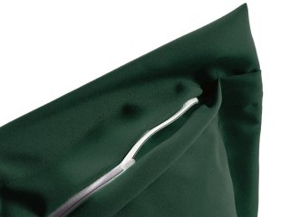 Dekorační povlak na polštář s lemem Rongo RG-086 Lahvově zelený - detail 1 - Biante.cz