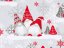 Vianočná bavlnená látka/plátno Sandra SA-133 Červení škriatkovia na svetlo sivom - šírka 160 cm - detail 5 - Biante.sk