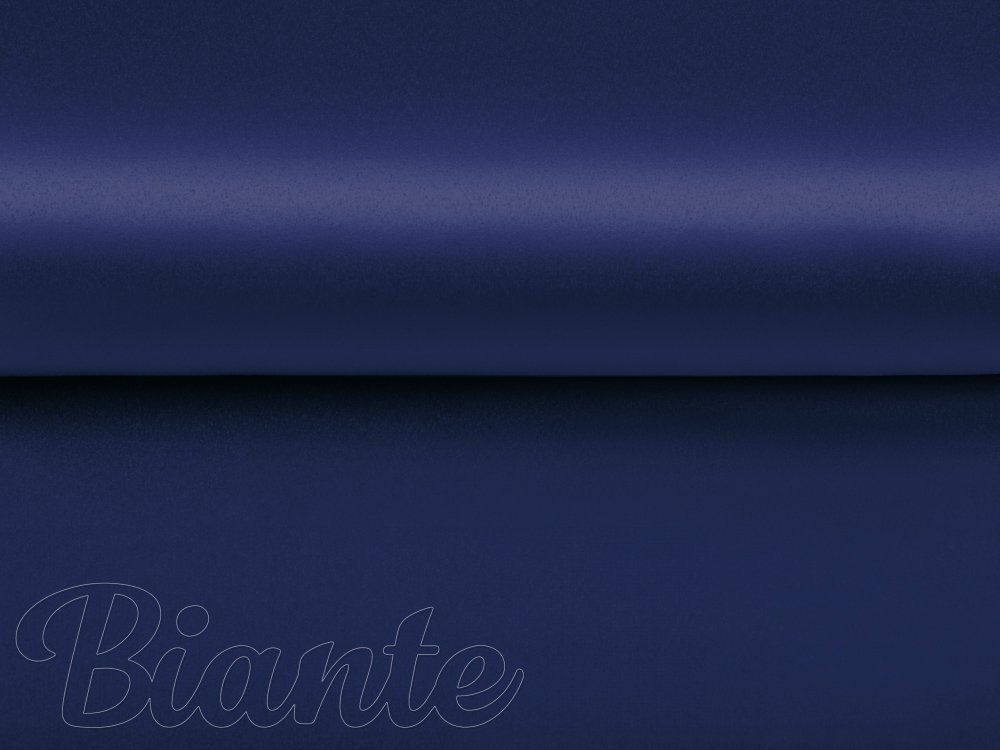 Látka polyesterový satén LUX-L039 Námořnická modrá - šířka 150 cm - detail 4 - Biante.cz