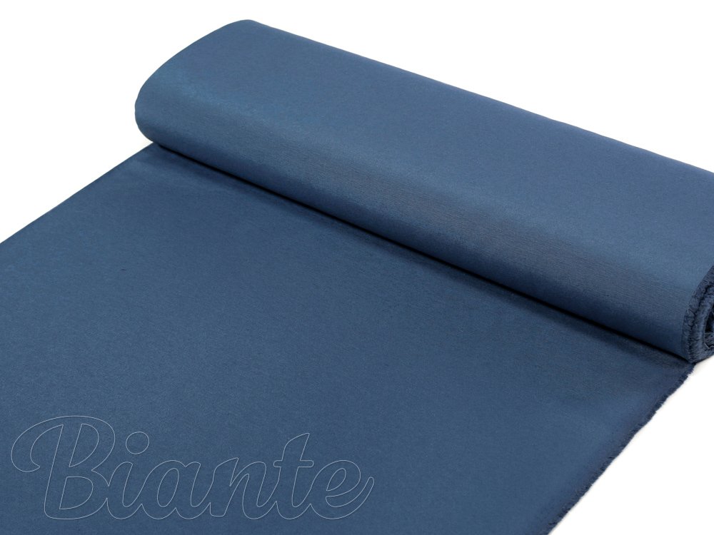 Dekoračná jednofarebná látka Leona LN-041 Tmavo modrá - šírka 140 cm - Biante.sk