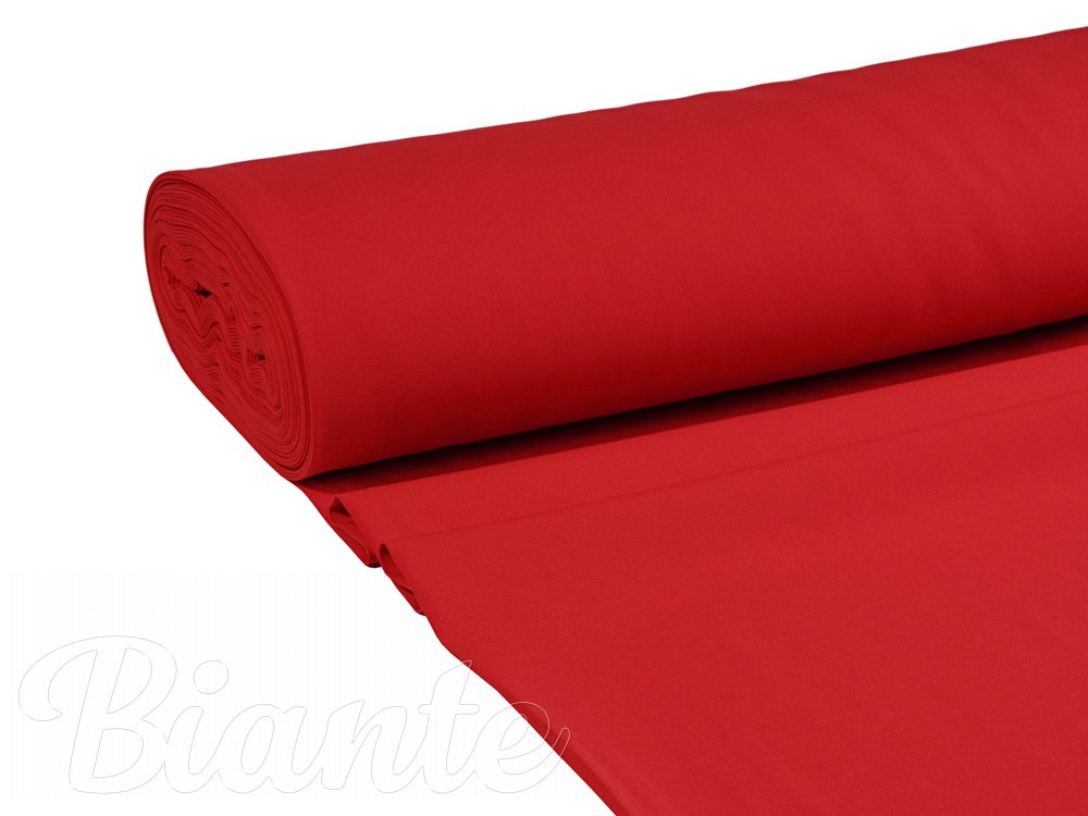 Dekoračná jednofarebná látka Rongo RG-024 Červená - šírka 150 cm - detail 1 - Biante.sk