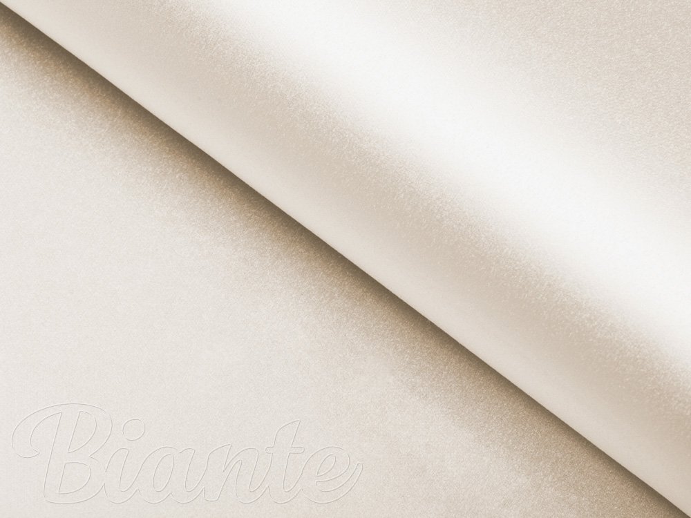Látka polyesterový satén LUX-032 Krémová - šírka 150 cm - detail 2 - Biante.sk