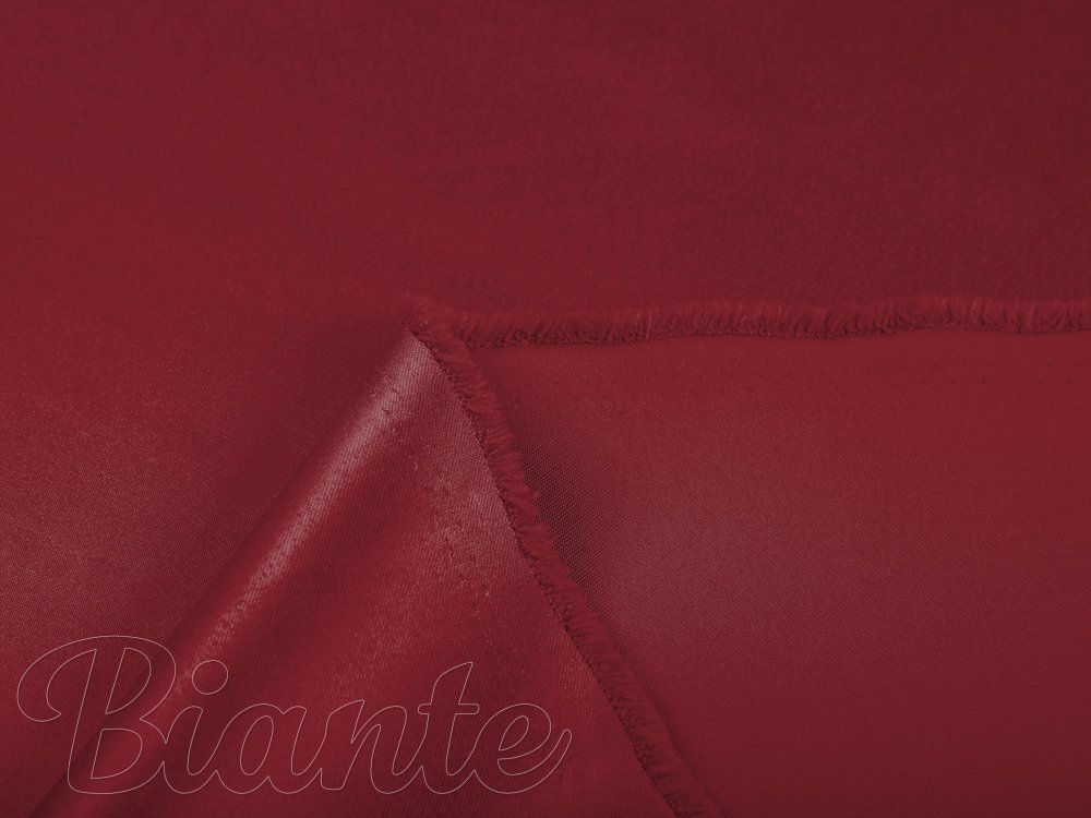 Látka polyesterový satén LUX-036 Vínově červená - šířka 150 cm - detail 6 - Biante.cz