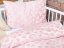 Detské posteľné obliečky do postieľky hladké MKH-002 Mickey - Púdrovo ružové - detail 1 - Biante.sk