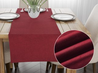 Behúň na stôl/imitácia brúsenej kože Alcantara ALC-008 Vínovo červený - Biante.sk