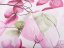 Bavlnená látka/plátno Sandra SA-366 Ružovo-zelené kvety na bielom - šírka 150 cm - detail 4 - Biante.sk