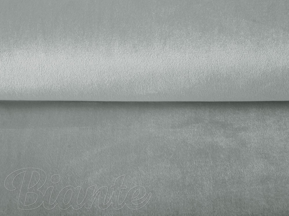 Dekoračná látka Zamat Velvet SV-029 Cementovo sivá - šírka 150 cm - detail 2 - Biante.sk