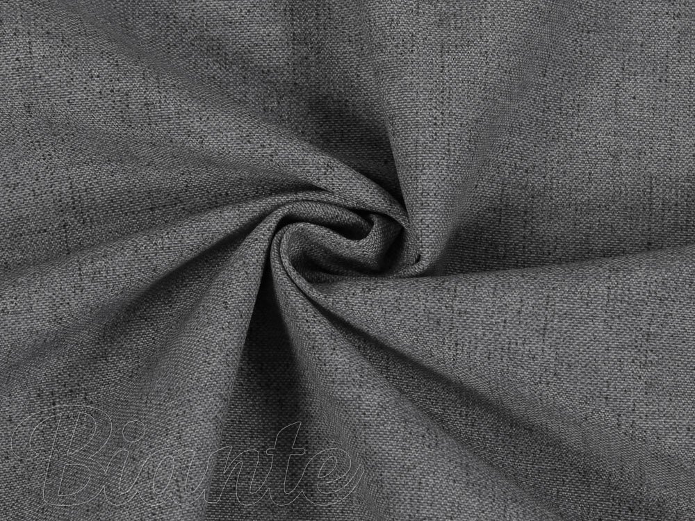 Dekoračná látka Porto PRT-021 Tmavo sivá režná - šírka 140 cm - detail 1 - Biante.sk