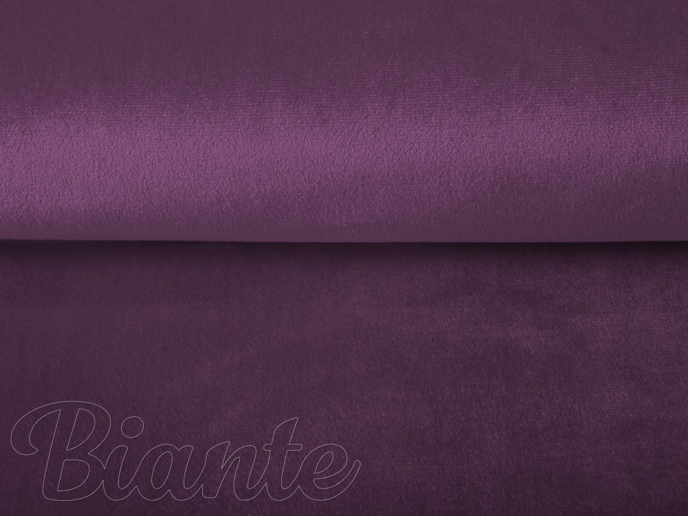 Dekorační látka Samet Velvet SV-020 Tmavě fialová - šířka 150 cm - detail 2 - Biante.cz