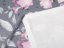 Zamatová látka Tamara TMR-013 Ružové kvety na sivom - šírka 150 cm - detail 6 - Biante.sk