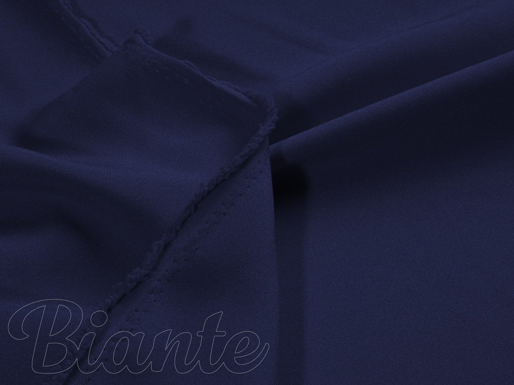 Dekoračná jednofarebná látka Rongo RG-048 Námornícka modrá - šírka 150 cm - detail 2 - Biante.sk