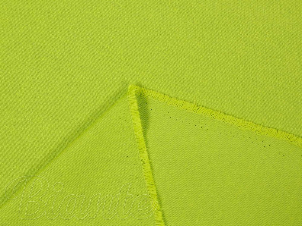 Dekoračná jednofarebná látka Leona LN-034 Svetlo zelená - šírka 140 cm - detail 2 - Biante.sk